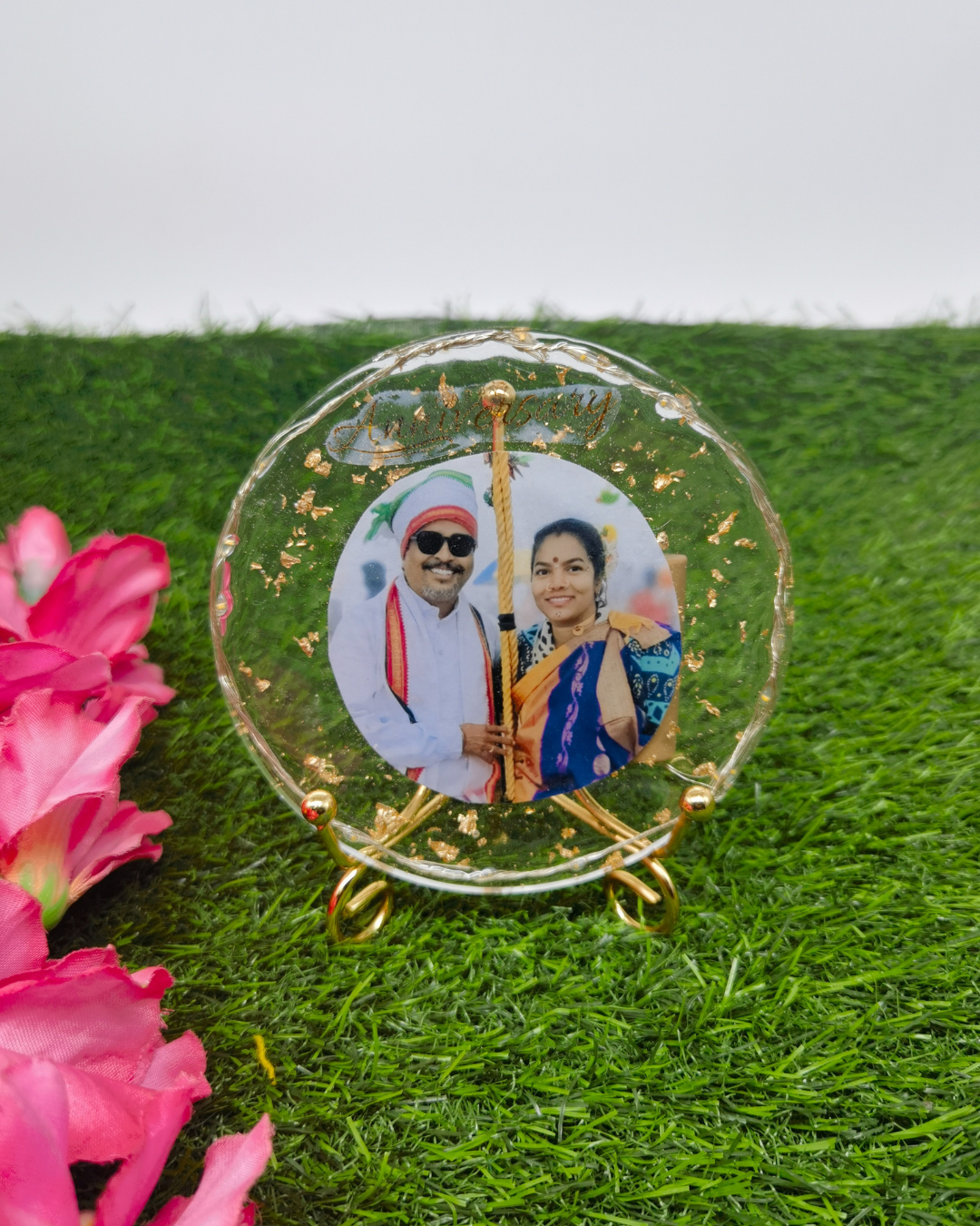 Resin Art Photo frame - Round
