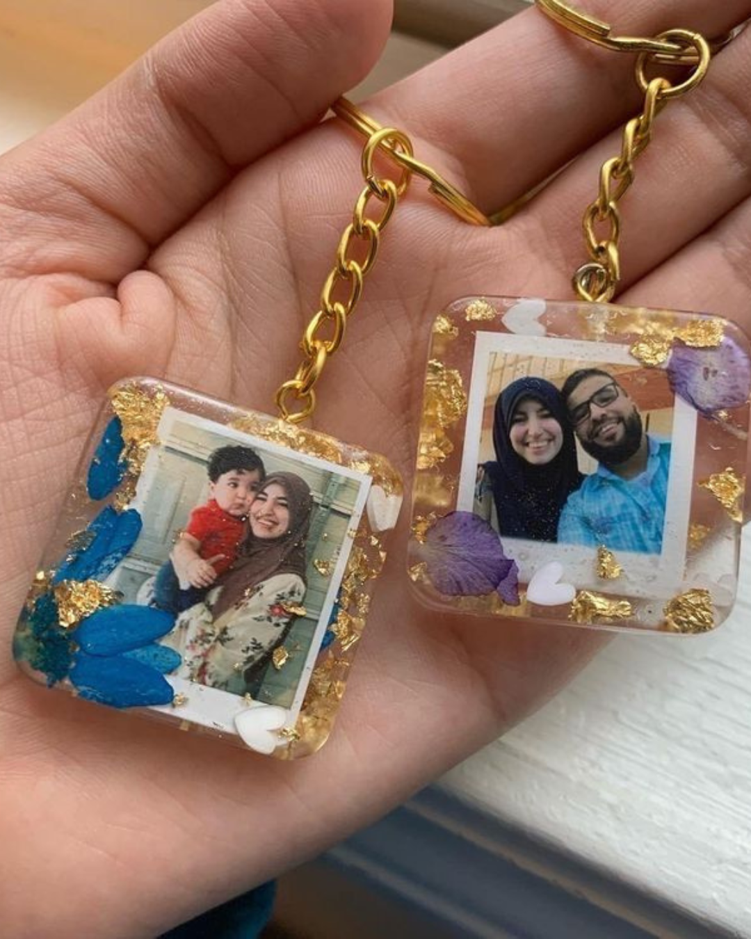 Resin Art Keychain - Shapes