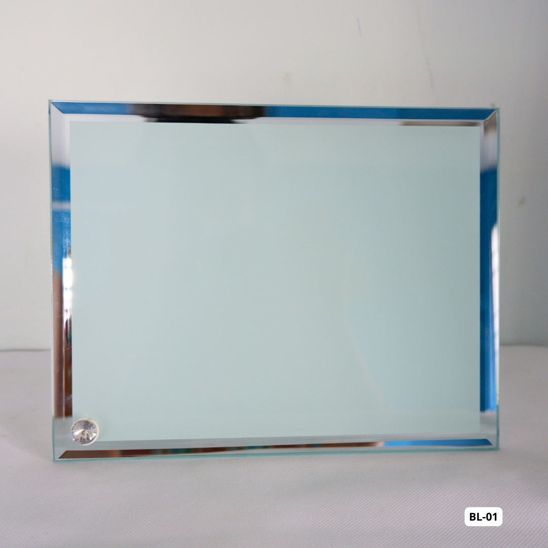 Custom Glass Photo Frame (6x9") ATBL-03