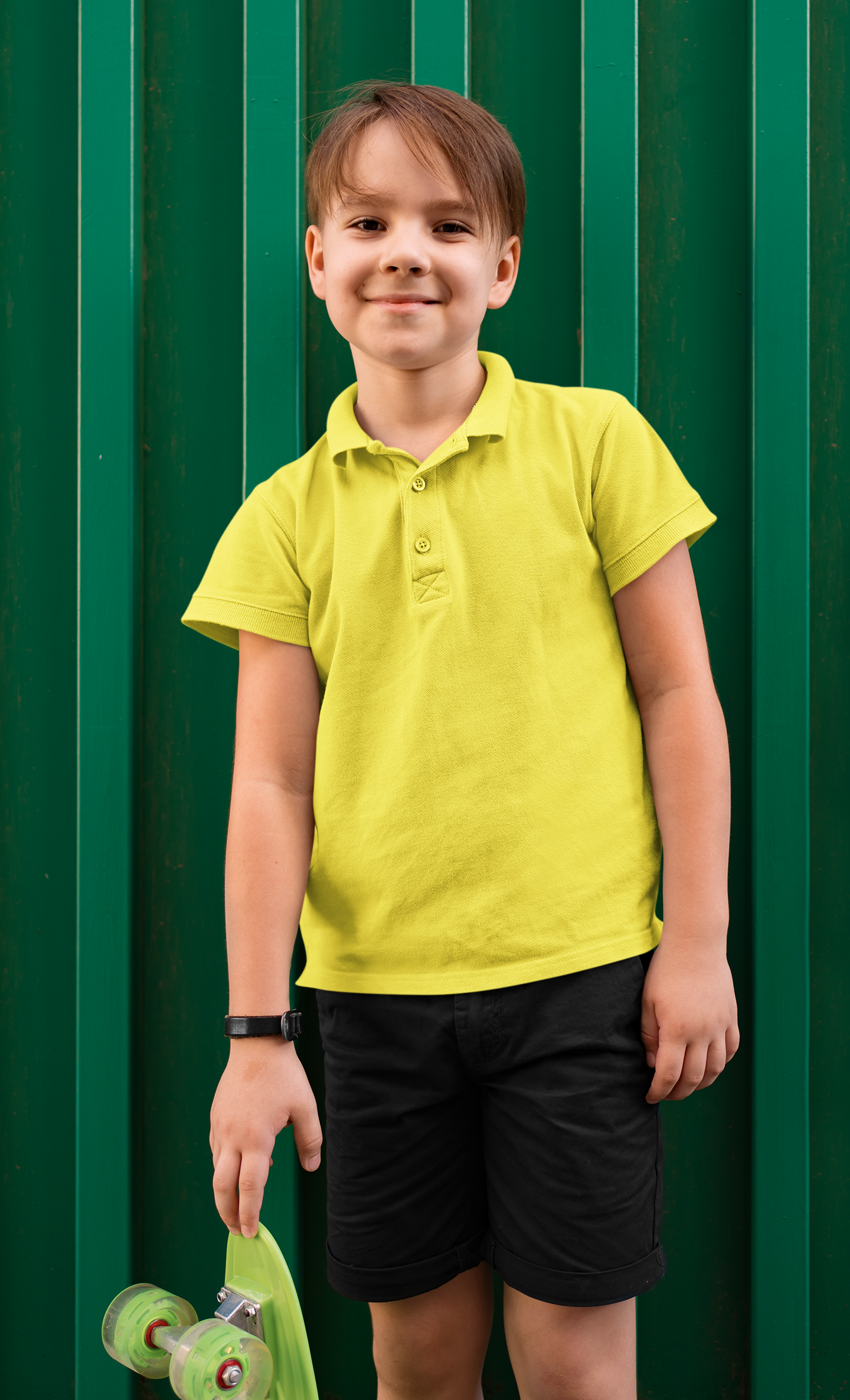 Premium Kids Plain Polo T-shirt - Regular fit