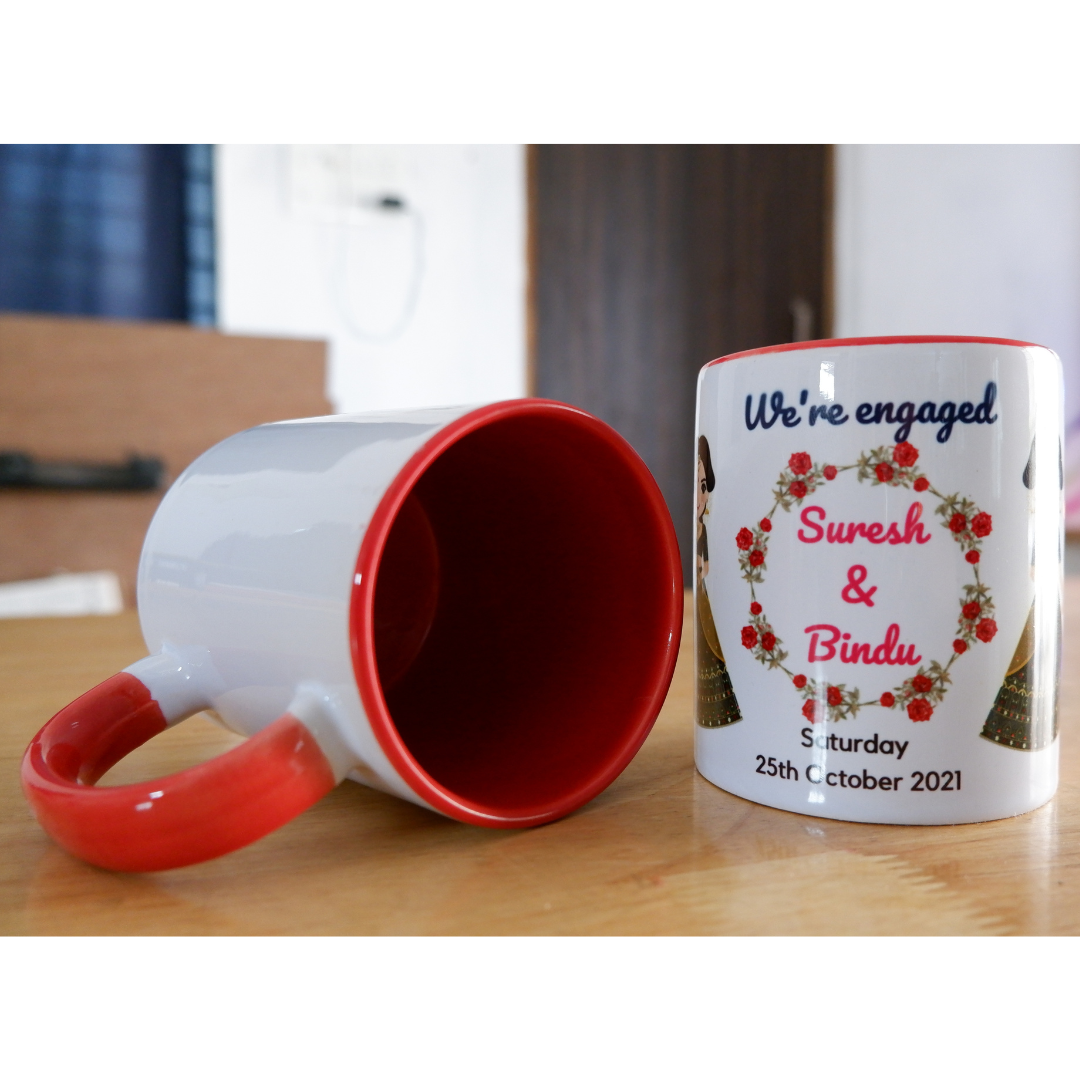 Custom printed Coffee Mug - Inside Color