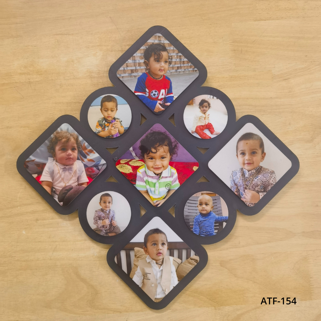 Custom Wooden frame Rhombus (16x16") ATF-154