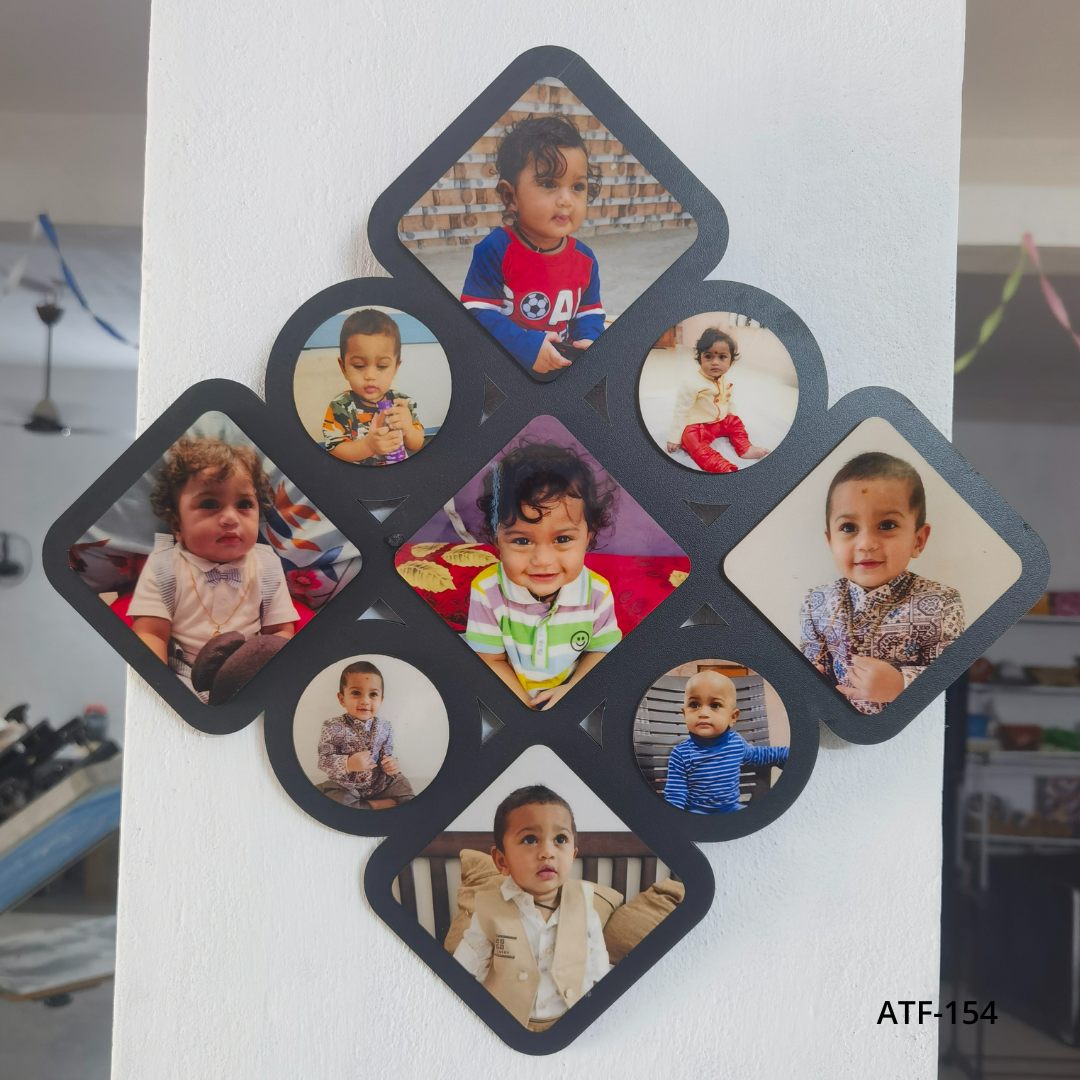 Custom Wooden frame Rhombus (16x16") ATF-154
