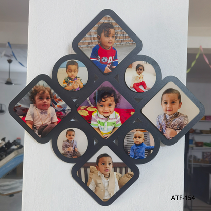 Custom Wooden frame Rhombus (16x16") ATF-154