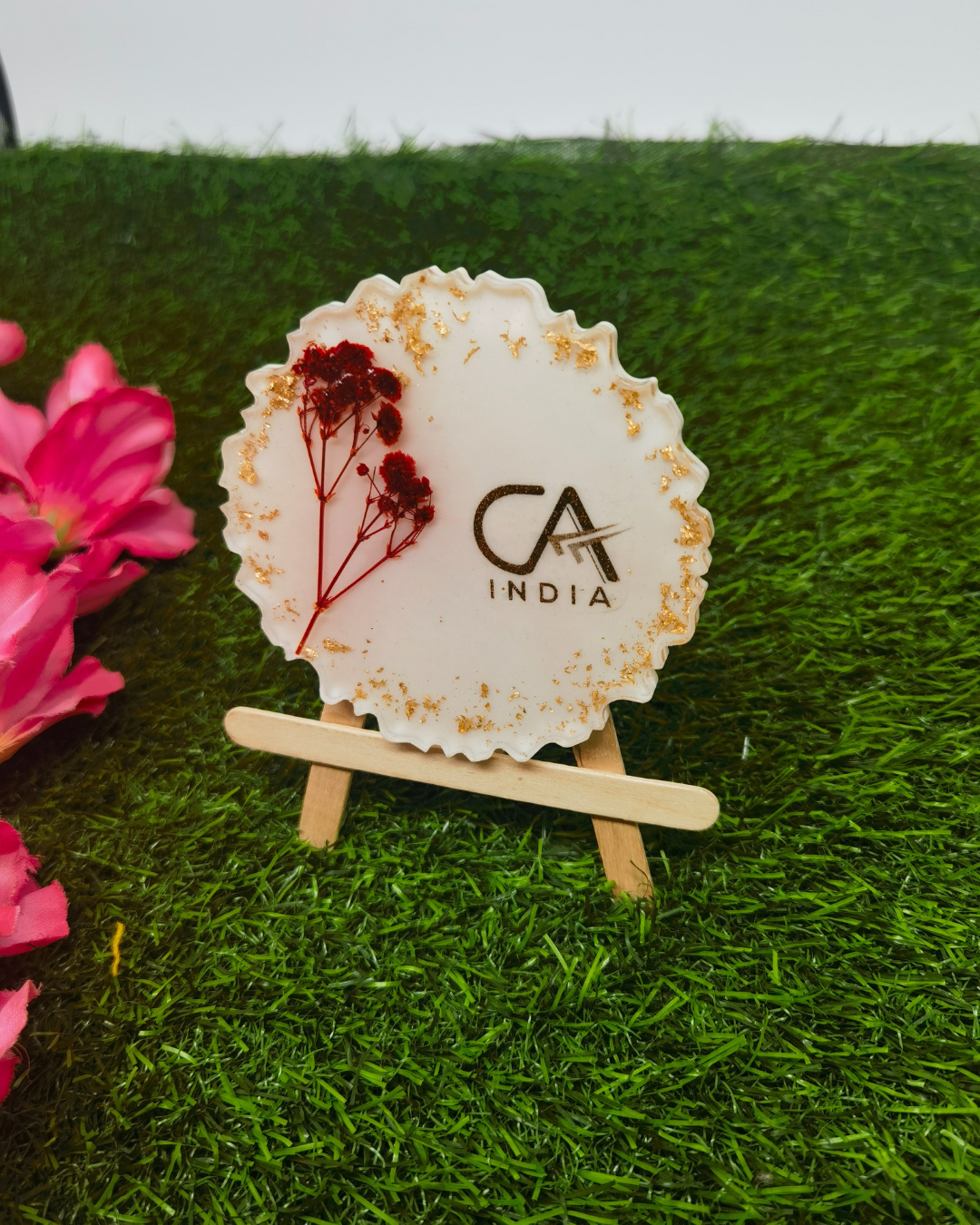 Resin Art Coasters 4 Inch - Agate
