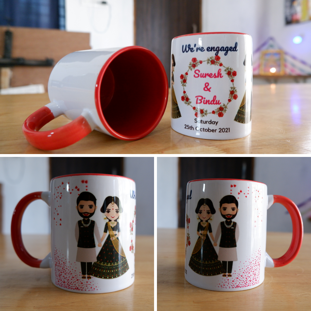 Custom printed Coffee Mug - Inside Color