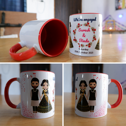 Custom printed Coffee Mug - Inside Color