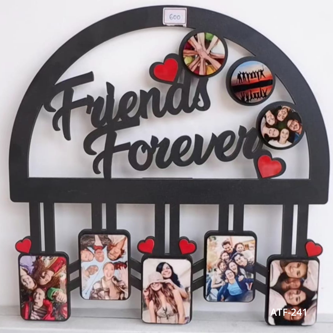 Custom Wooden frame Friends forever (12x12") ATF-241