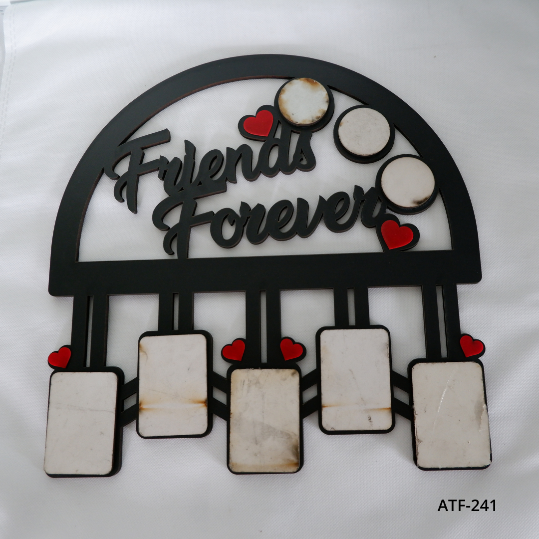 Custom Wooden frame Friends forever (12x12") ATF-241