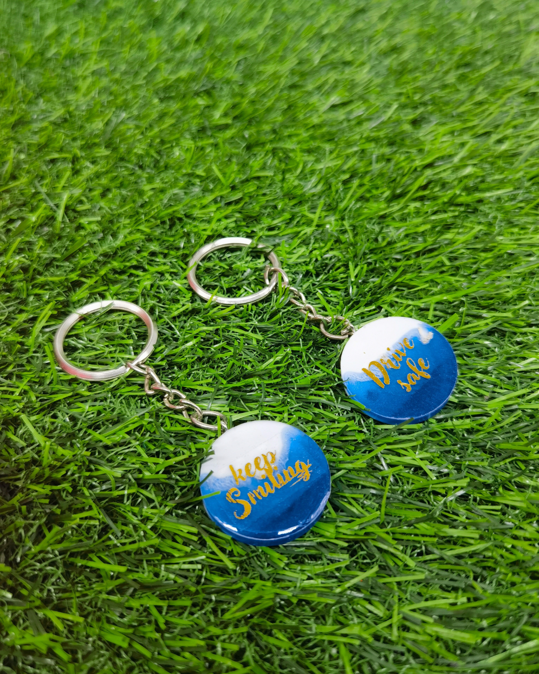 Resin Art Keychain - Shapes