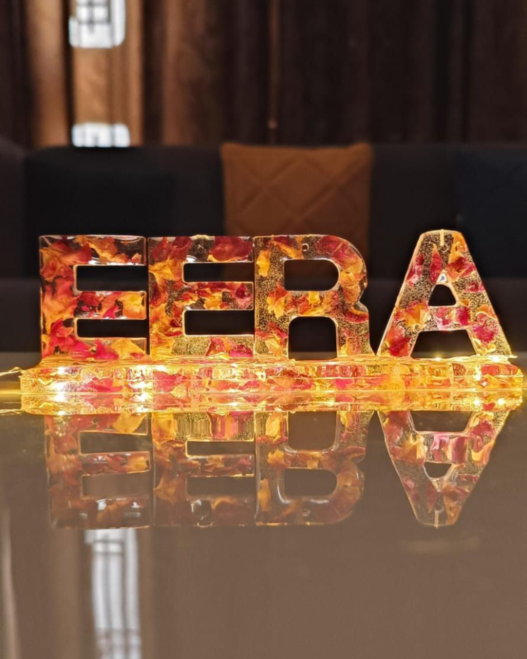 Resin Art Name Stand