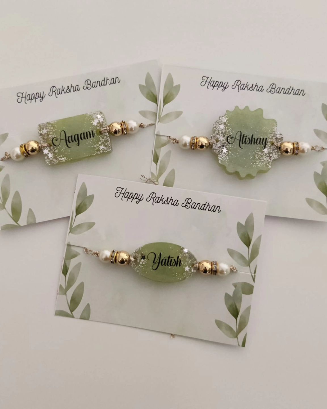 Resin Art Rakhi
