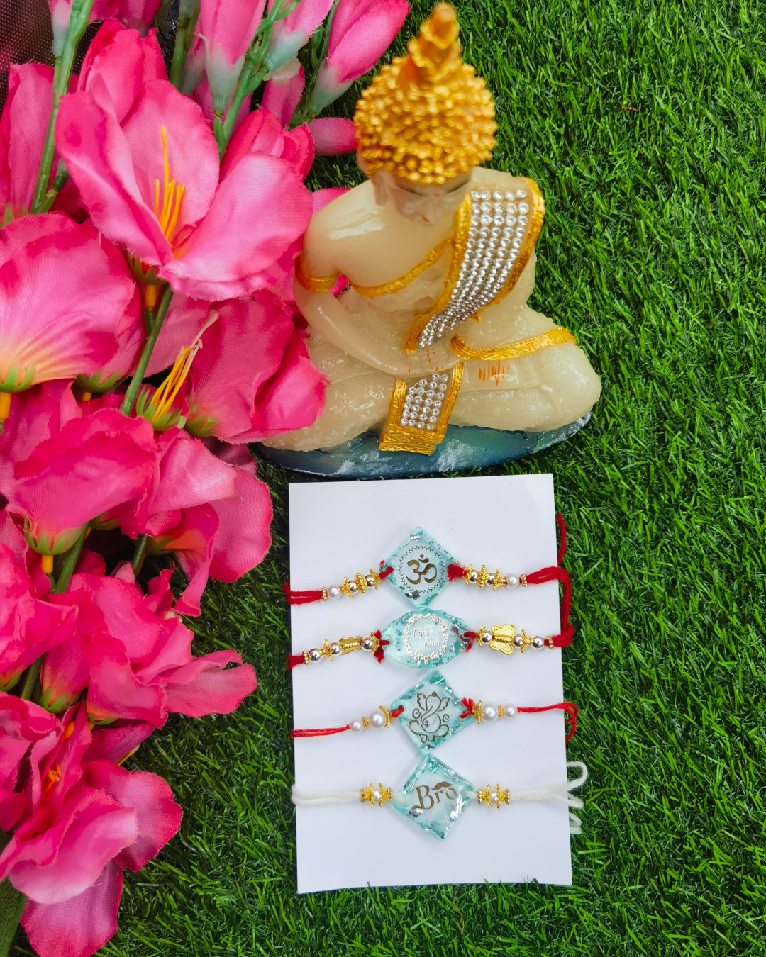 Resin Art Rakhi