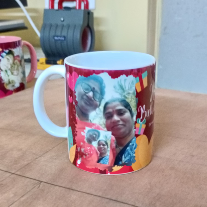 Custom printed Coffee Mug - white