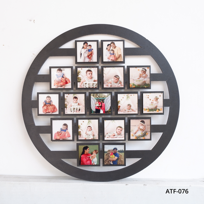 Custom Wooden frame Round (16x16") ATF-076