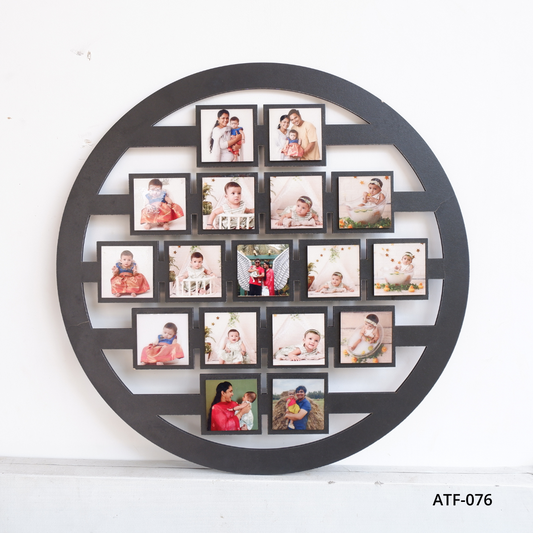 Custom Wooden frame Round (16x16") ATF-076