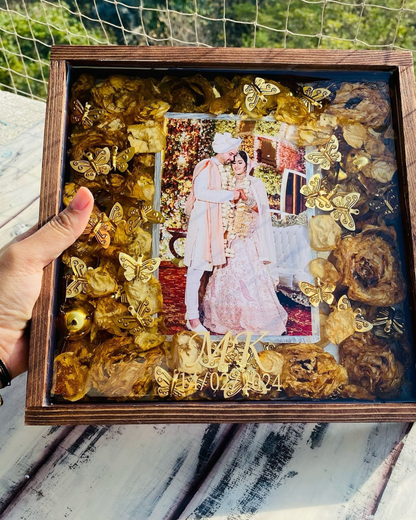 Varmala Preservation Resin Art - Teak Wood