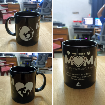 Custom printed Coffee Mug - Full Black