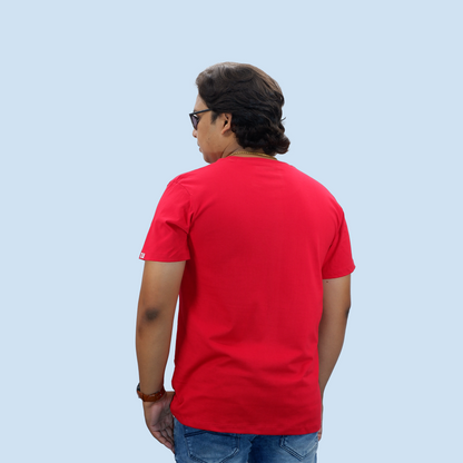 Bronx Boy Unisex Regular Regular Red T-shirt