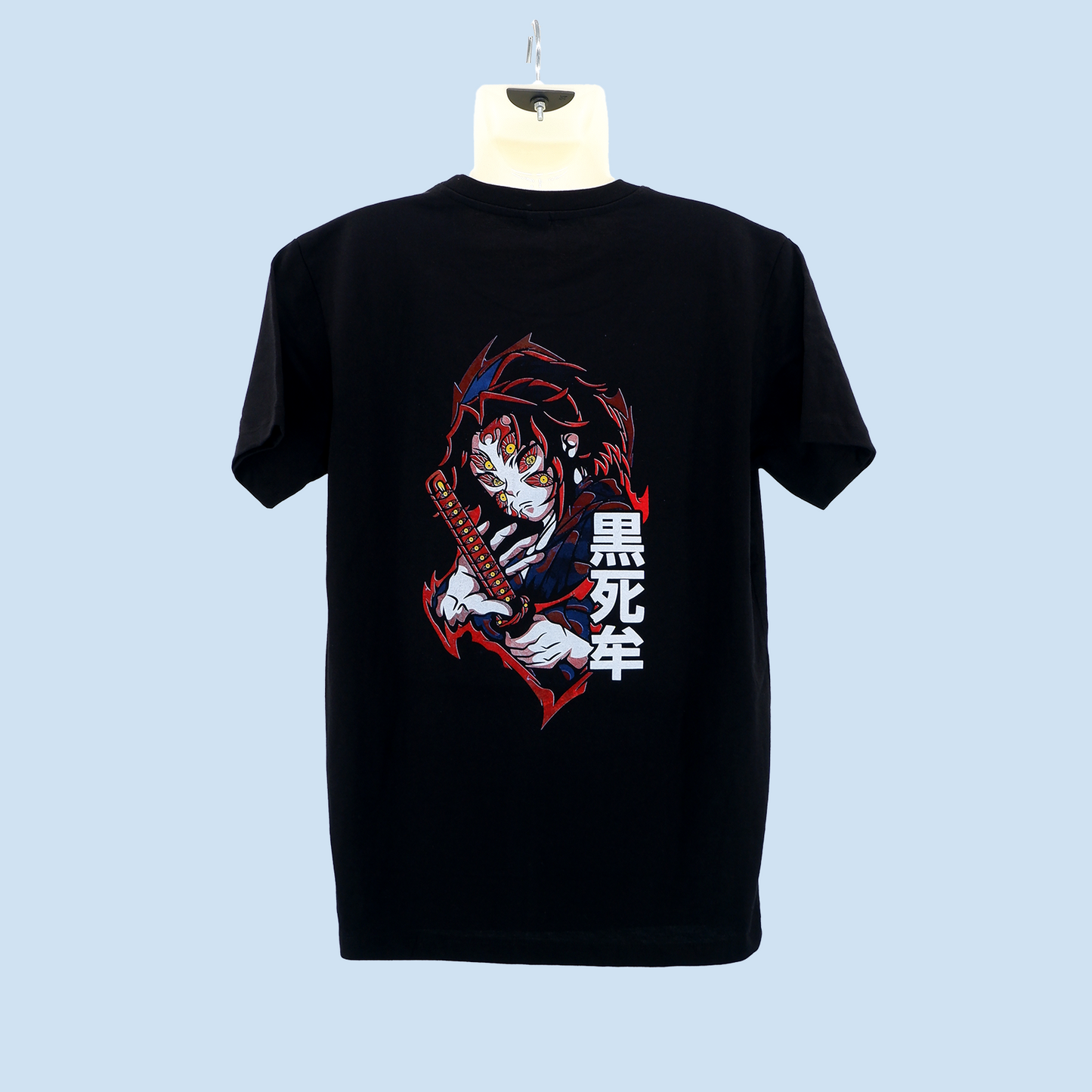 Demon slayer Upper Rank 1 Kokushibo Unisex Regular Black T-shirt