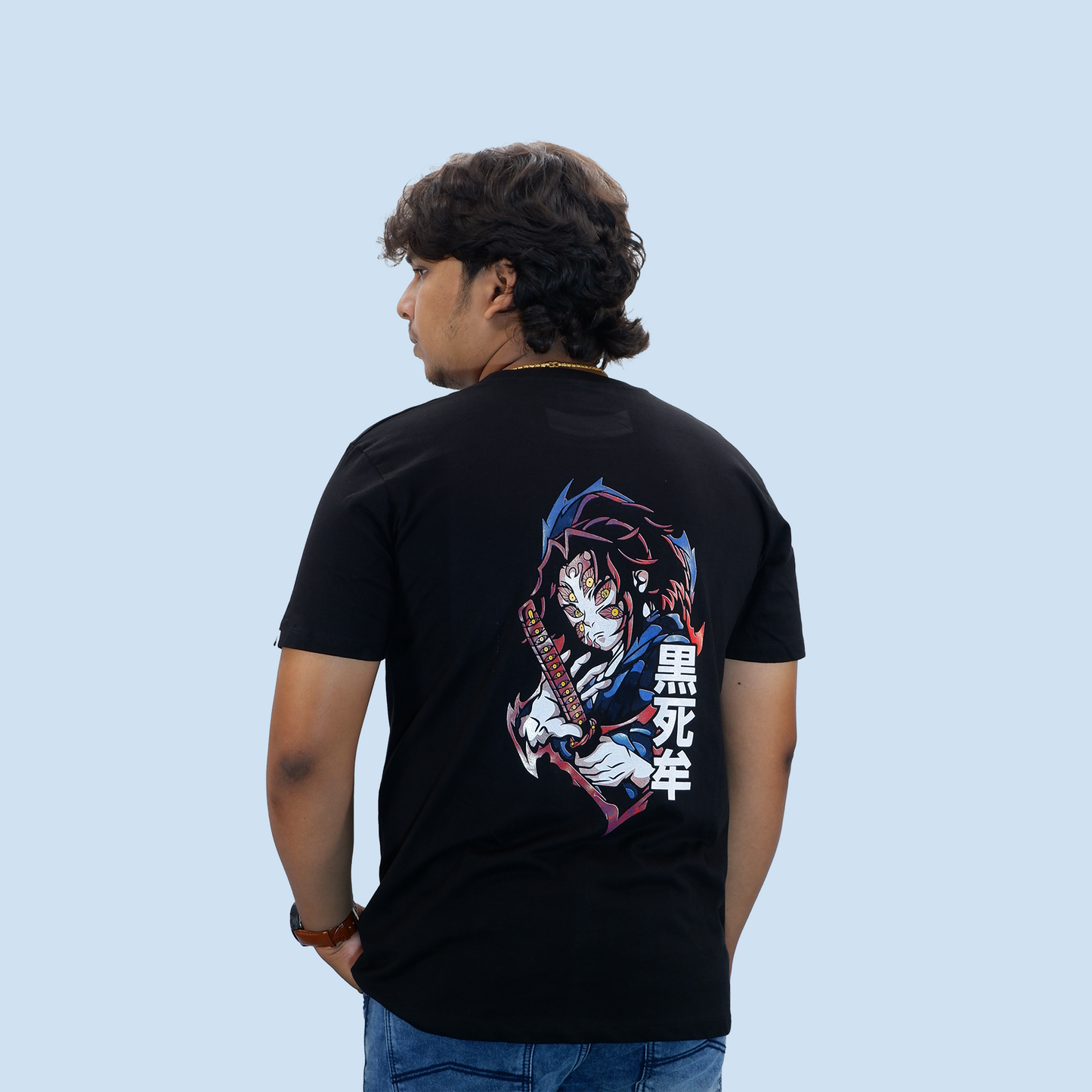 Demon slayer Upper Rank 1 Kokushibo Unisex Regular T-shirt