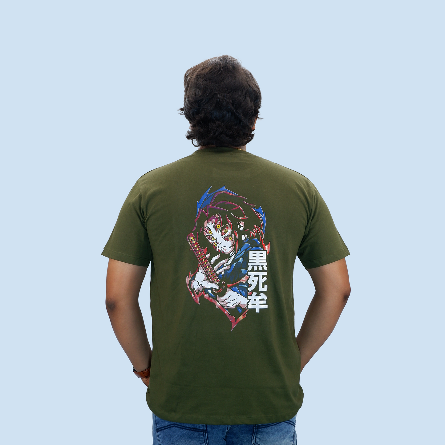 Demon slayer Upper Rank 1 Kokushibo Unisex Regular T-shirt