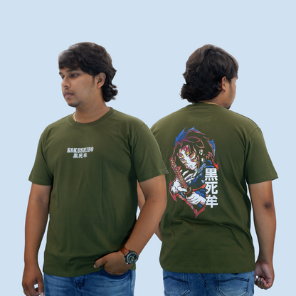 Demon slayer Upper Rank 1 Kokushibo Unisex Regular T-shirt