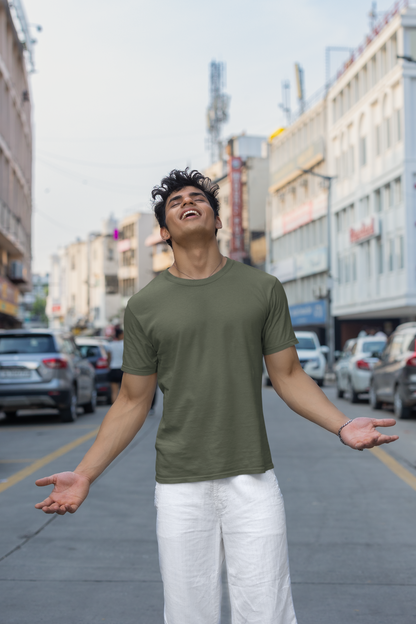 Premium Men Plain T-shirt - Regular fit