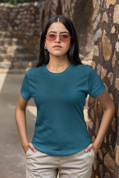 Premium Women Plain T-shirt - Regular fit