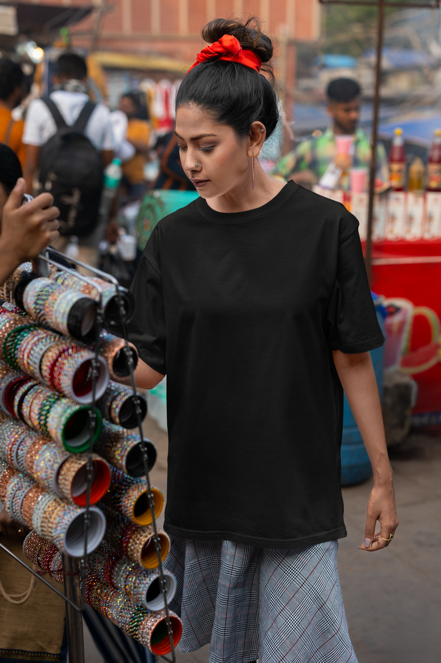 Premium Women DS Heavy Plain T-shirt - Dropshoulder fit