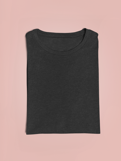 Premium Women Plain Heather T-shirt - Regular fit