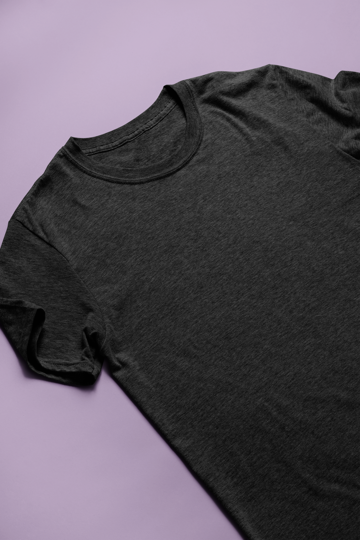 Premium Women Plain Heather T-shirt - Regular fit