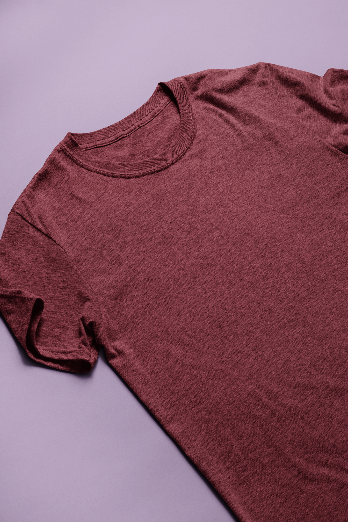 Premium Women Plain Heather T-shirt - Regular fit