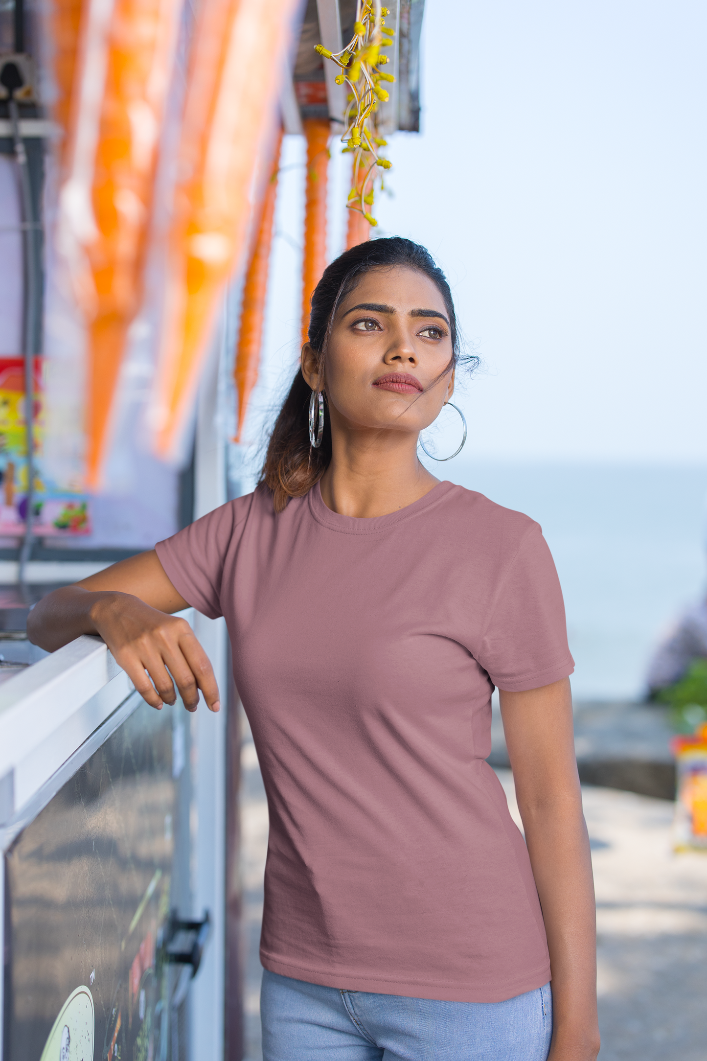 Premium Women Plain T-shirt - Regular fit