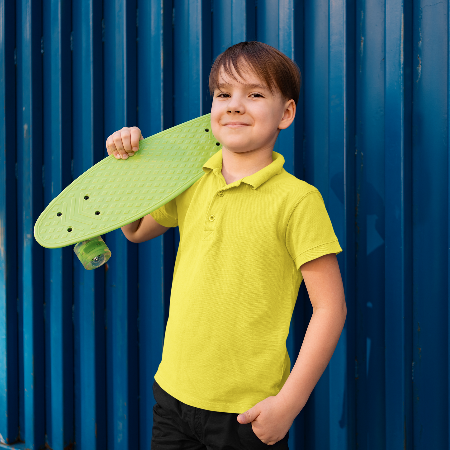 Premium Kids Plain Polo T-shirt - Regular fit